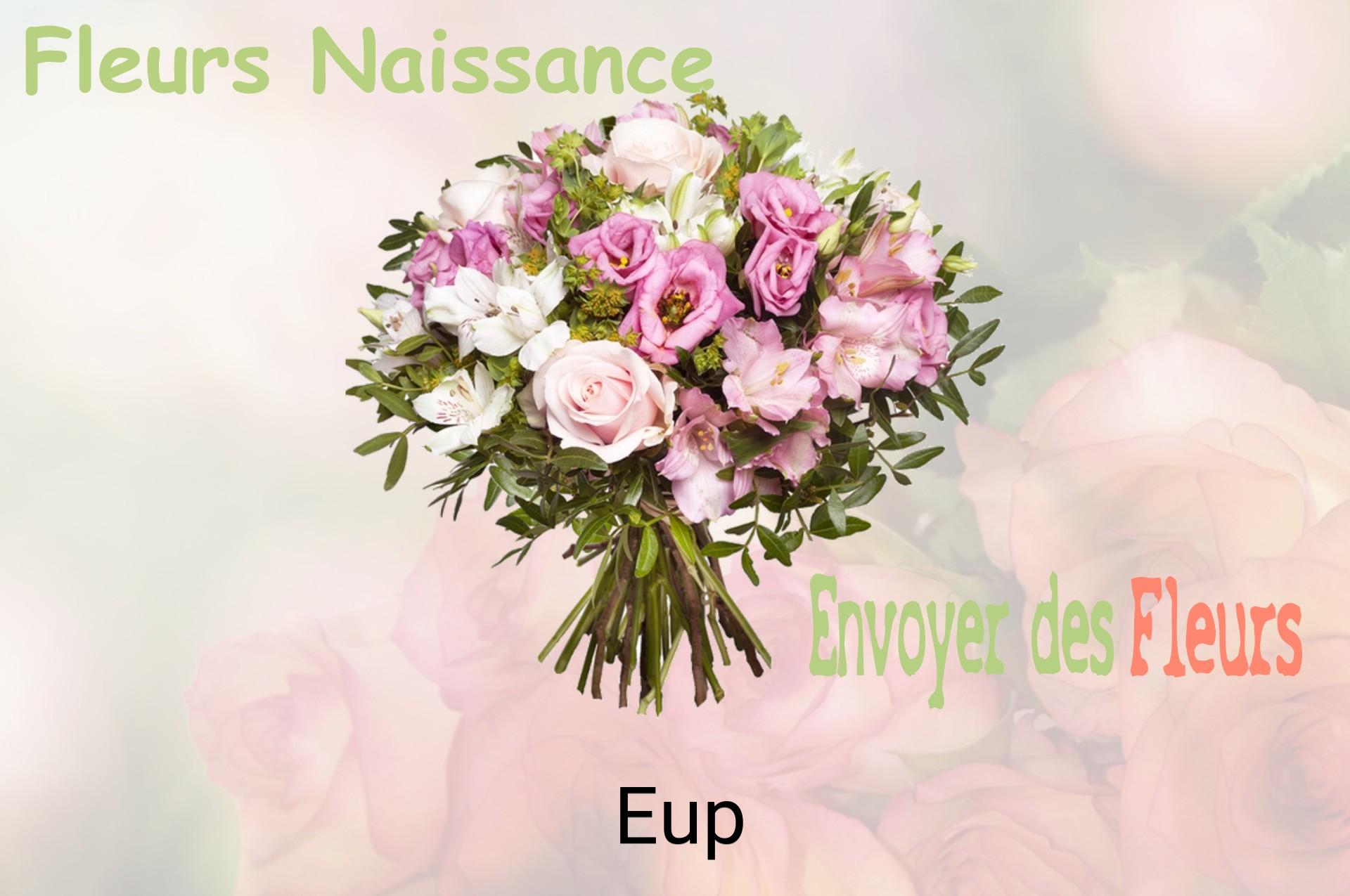 Bouquet de fleurs de naissance livré à Eup